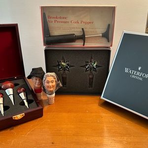 Wine bottle topper collection